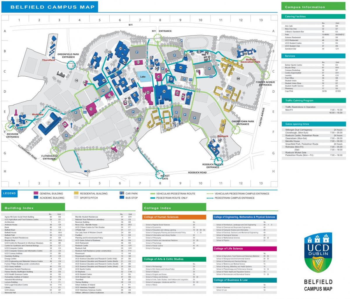 UCD Dublin რუკა