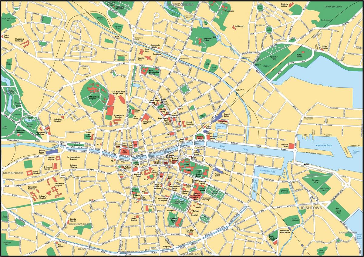 რუკა Dublin city