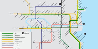რუკა DART line დუბლინი